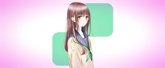 素材サイト「イラストAC」より、「女子高生4」。遥彼方さんの作品。befunky の Photo Editor で編集しています。 アイキャッチ画像。